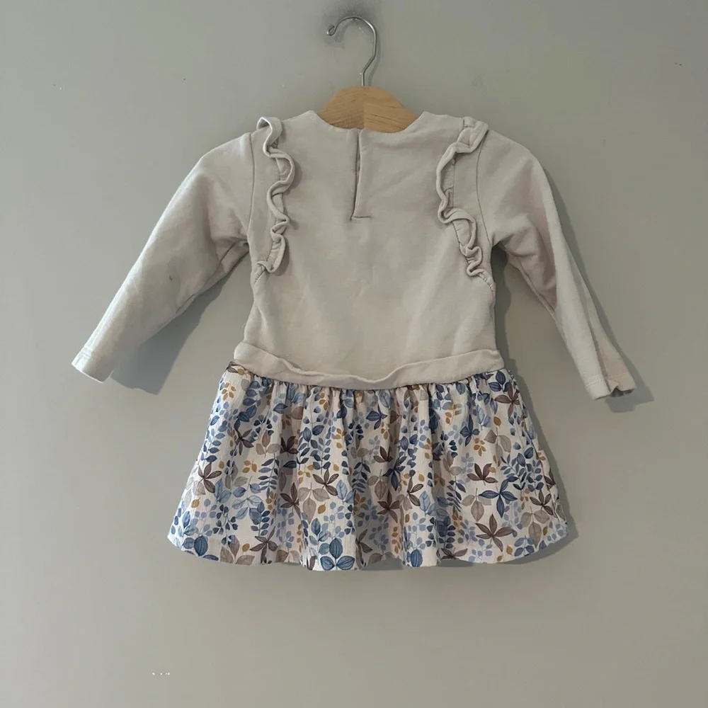 $14 ADD ON Mayoral dress graphic floral skirt 36M Zara Hanna Andersson Baby‎ Gap